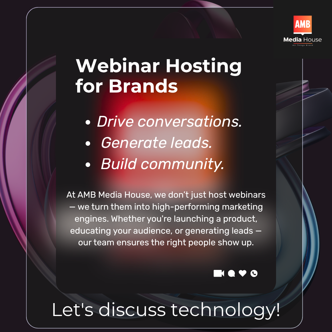 Webinar Hosting