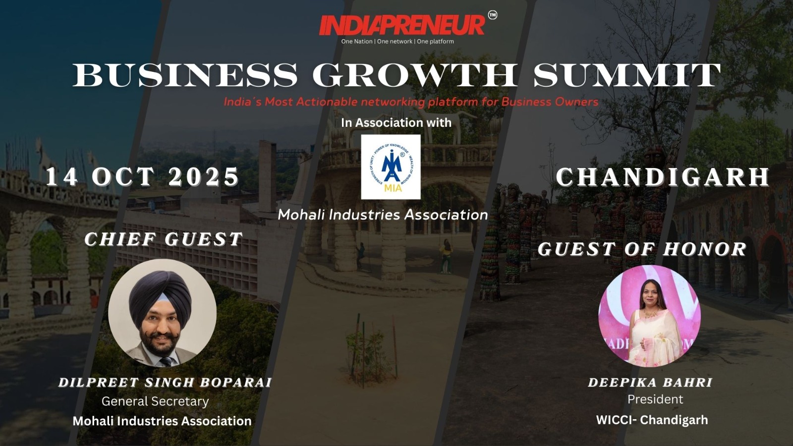 Chandigarh Delegate Registration Poster