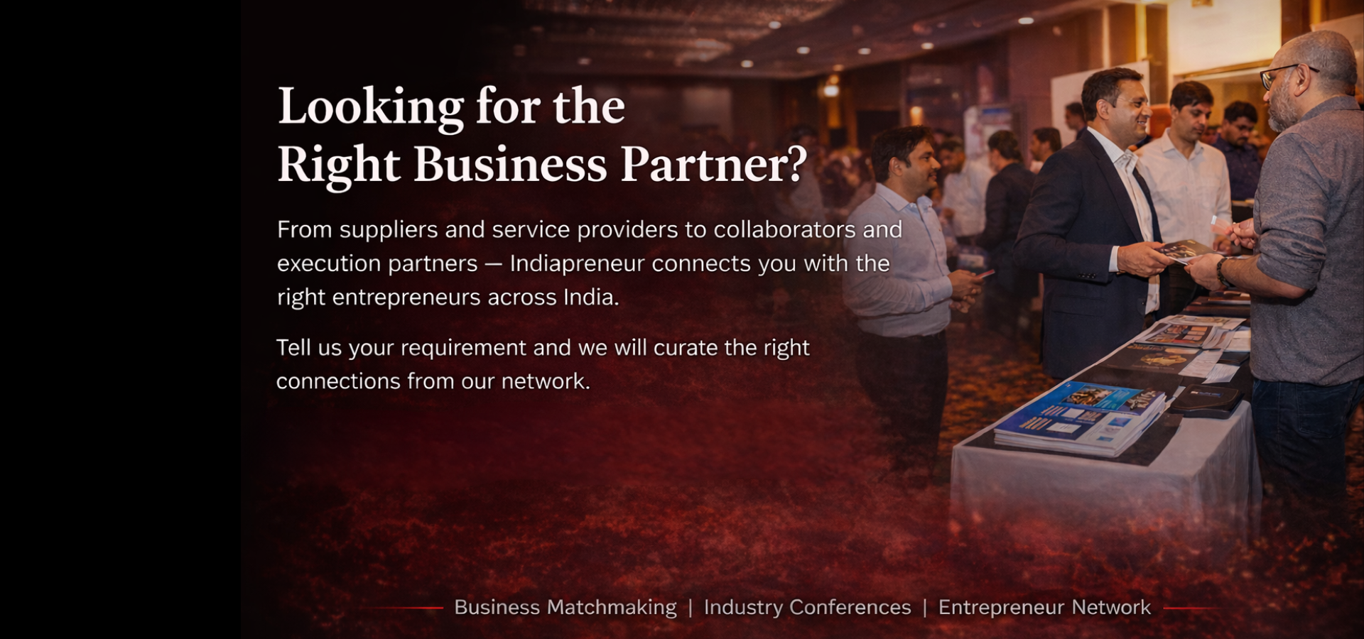 Indiapreneur business networking event connecting entrepreneurs, suppliers and service providers across India